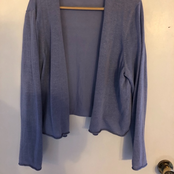 J Jill lavender open front cardigan - Picture 3 of 5